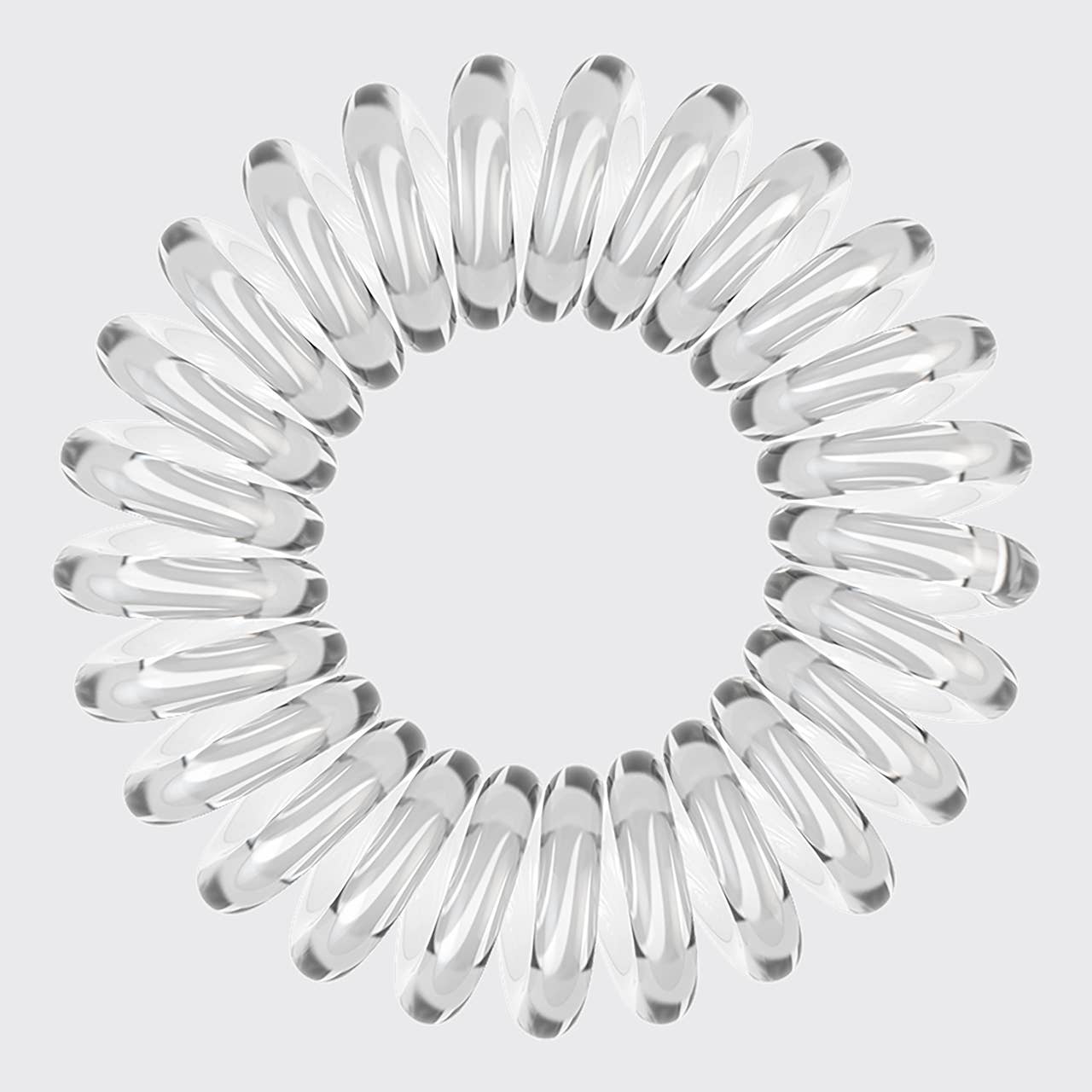 Spiral Hair Ties 8 Pack - Clear