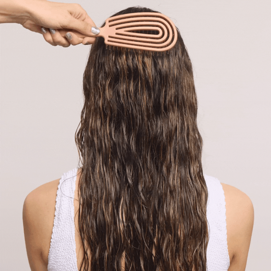 Detangling Flexi Brush : Terracotta