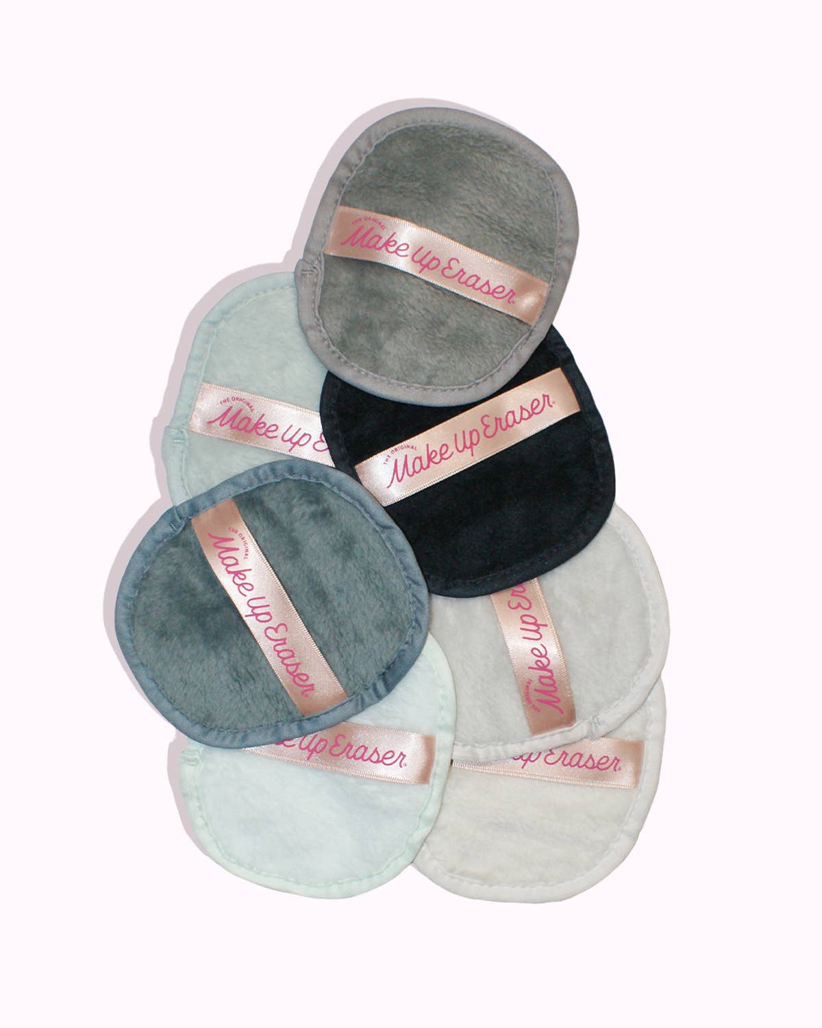 Set of reusable makeup erasers with 'Make Up Eraser'