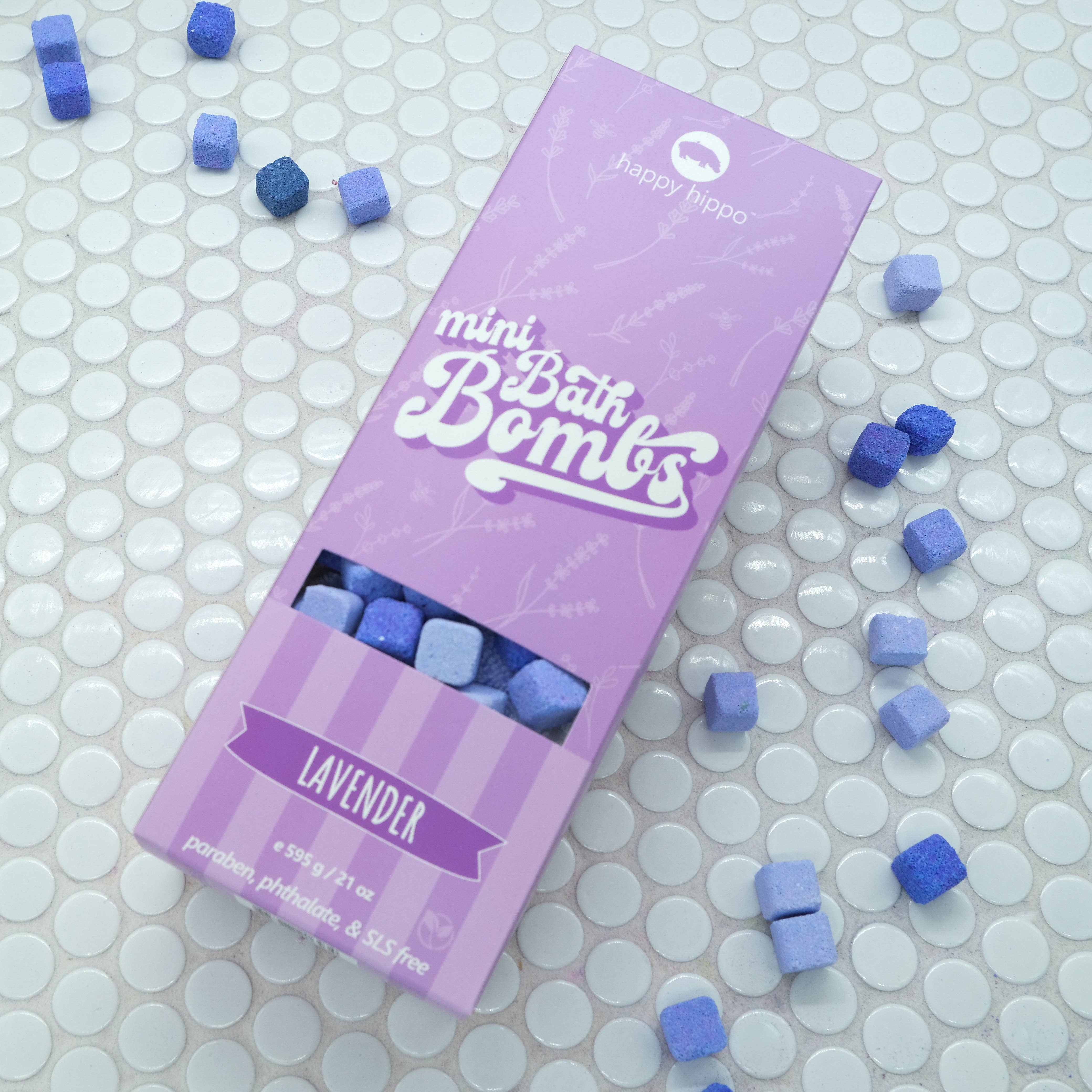 Lavender Mini Bubble Bombs - Box