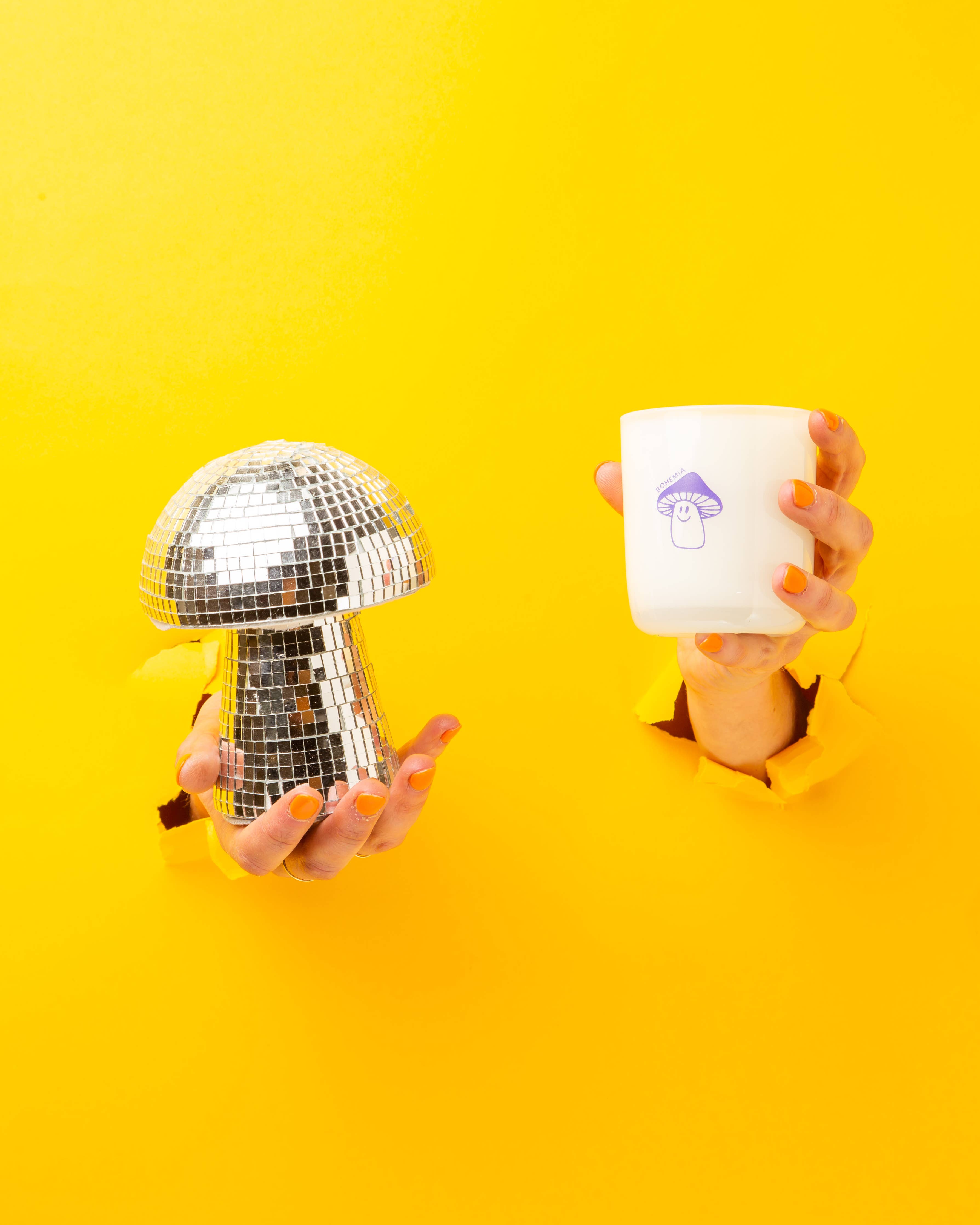 Bohemia : Lemongrass, Lavender & Sage Coconut Soy 8oz Candle