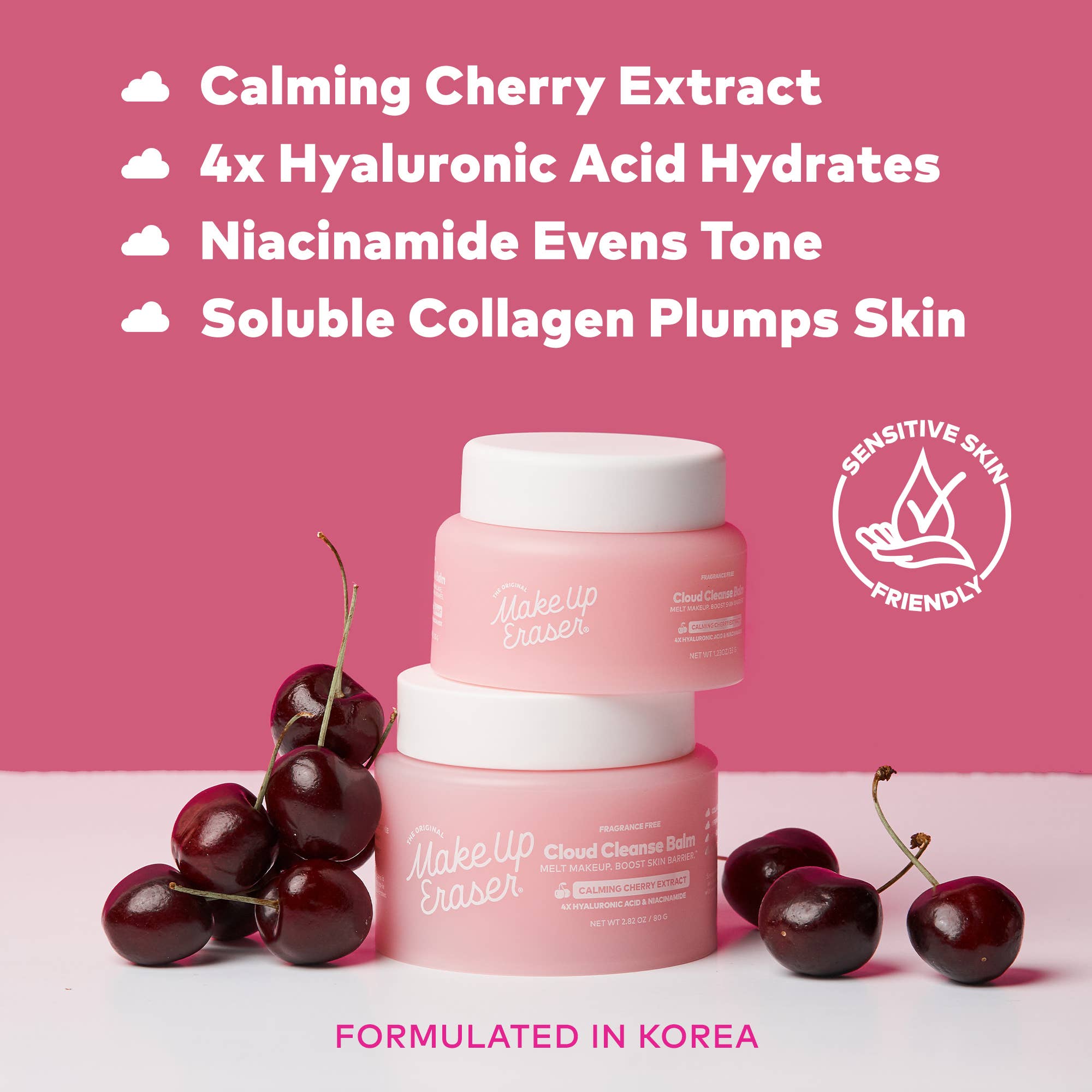 Cloud Cleanse Cherry Melting Balm : Erase Makeup Treat Skin™
