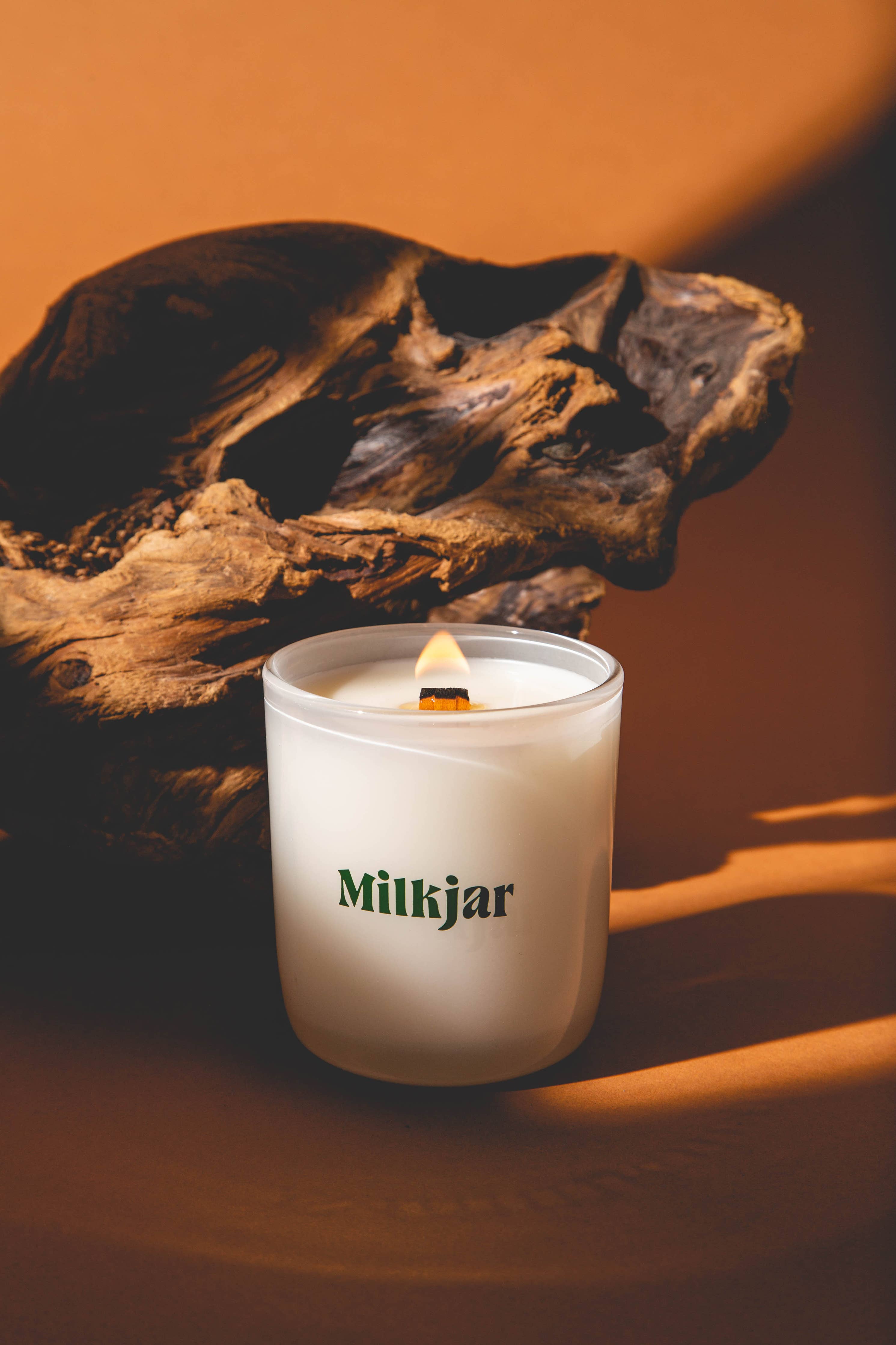Golden Hour : Cashmere, Cedarwood Coconut Soy 8oz Candle