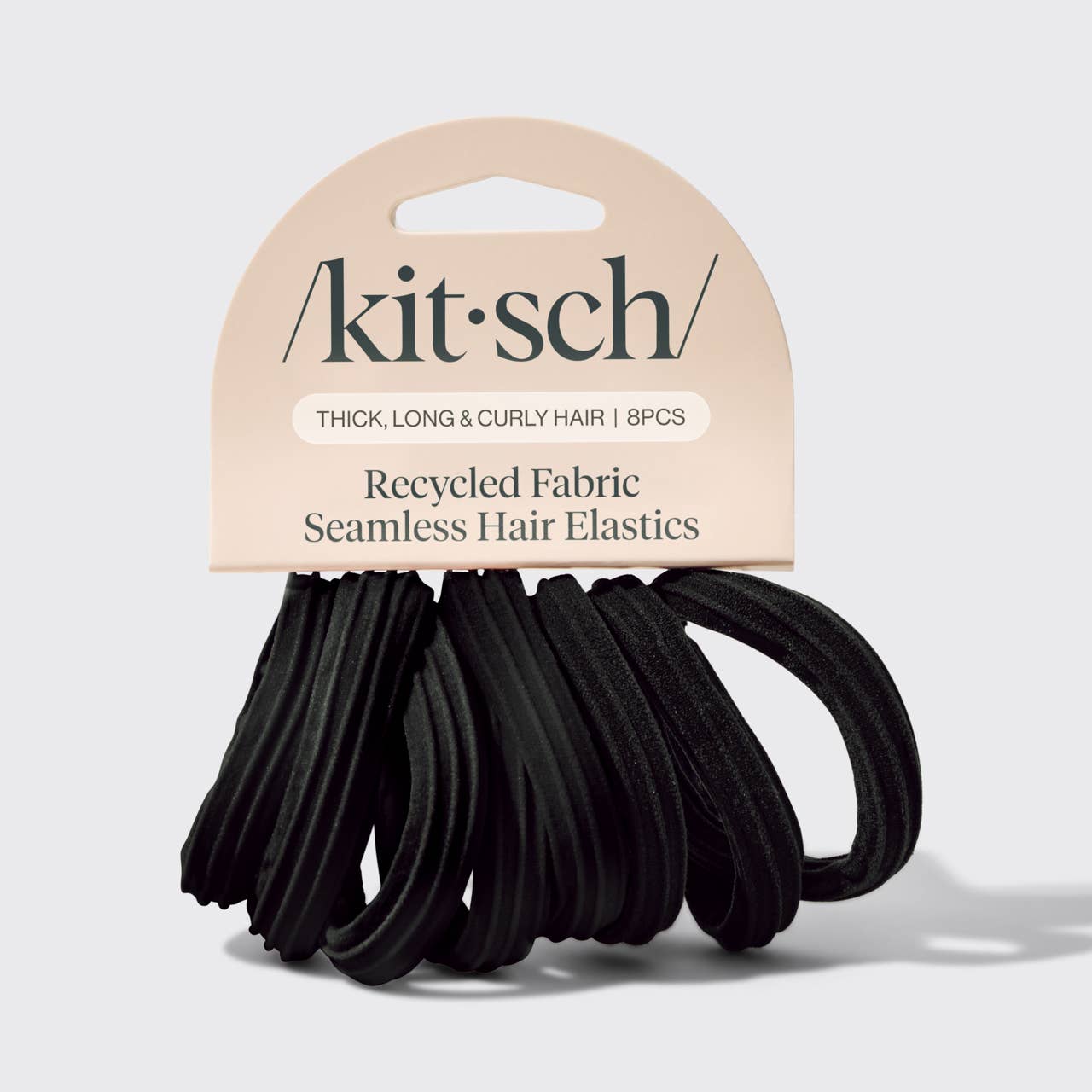 Recycled Seamless Hair Elastics for Thick, Long & Curly Hair