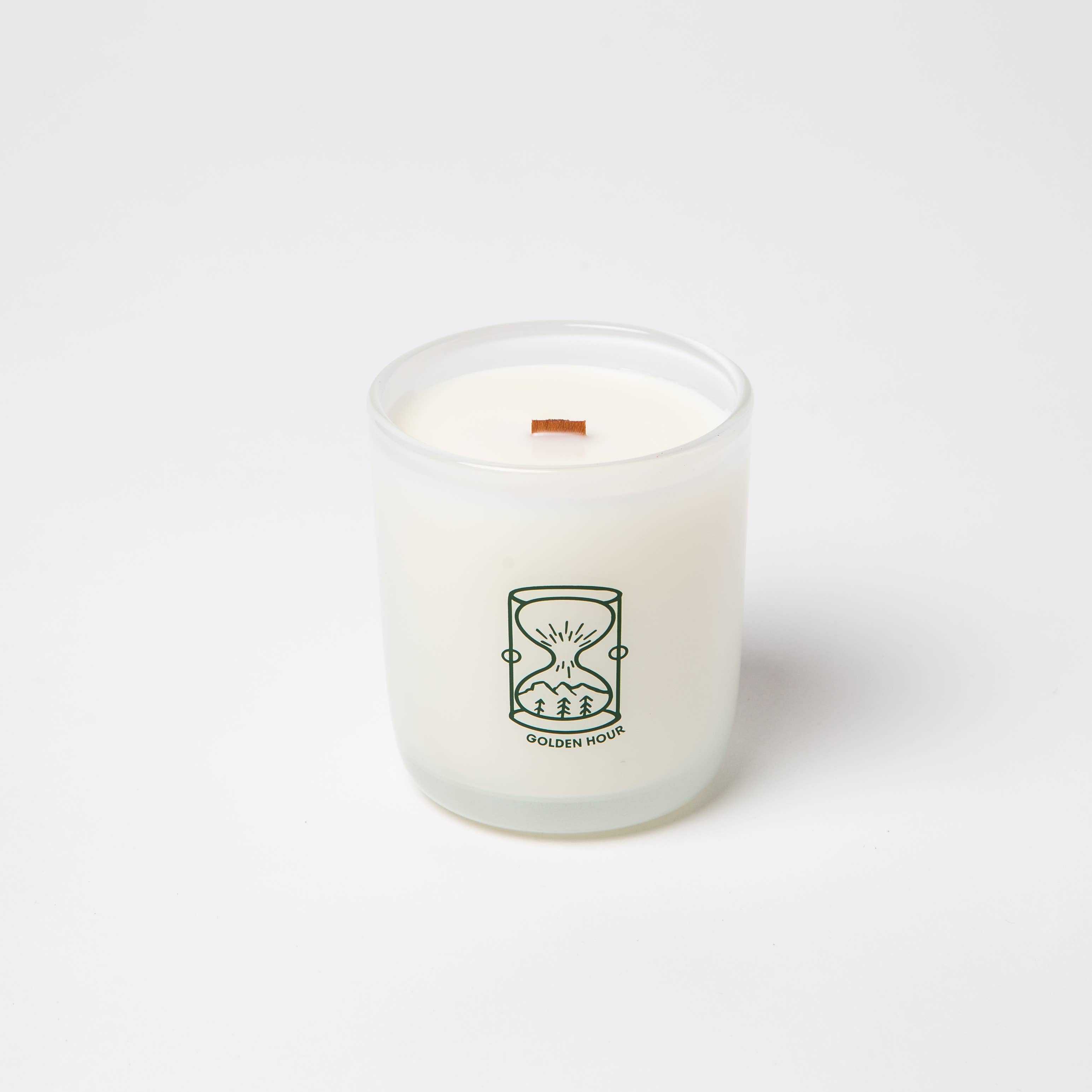 Golden Hour : Cashmere, Cedarwood Coconut Soy 8oz Candle