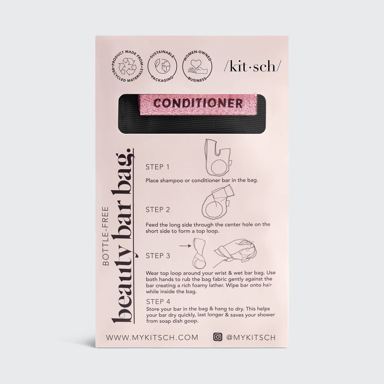 Conditioner Beauty Bar Bag : Black