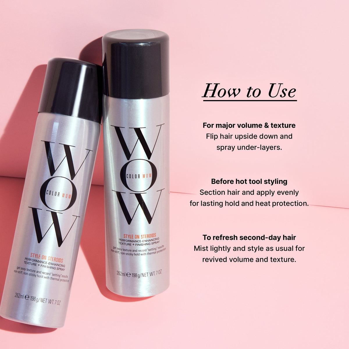 Color Wow Style on Steroids Texture Spray, alternate view 4