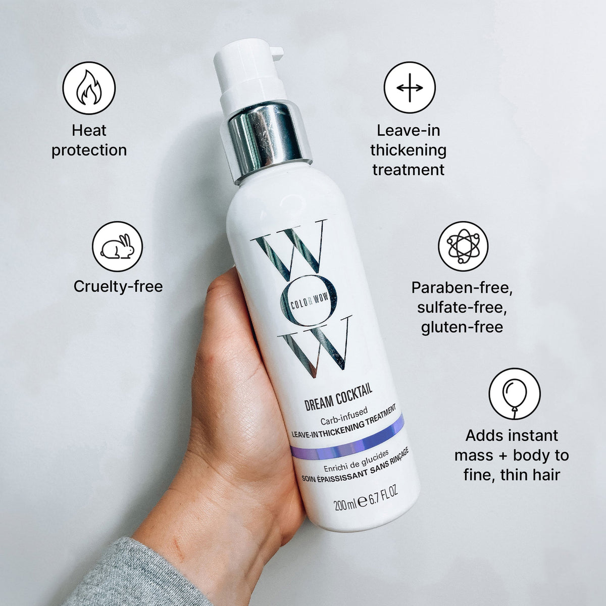 Color Wow Dream Cocktail Carb-Infused Leave-In Treatment, alternate view 4
