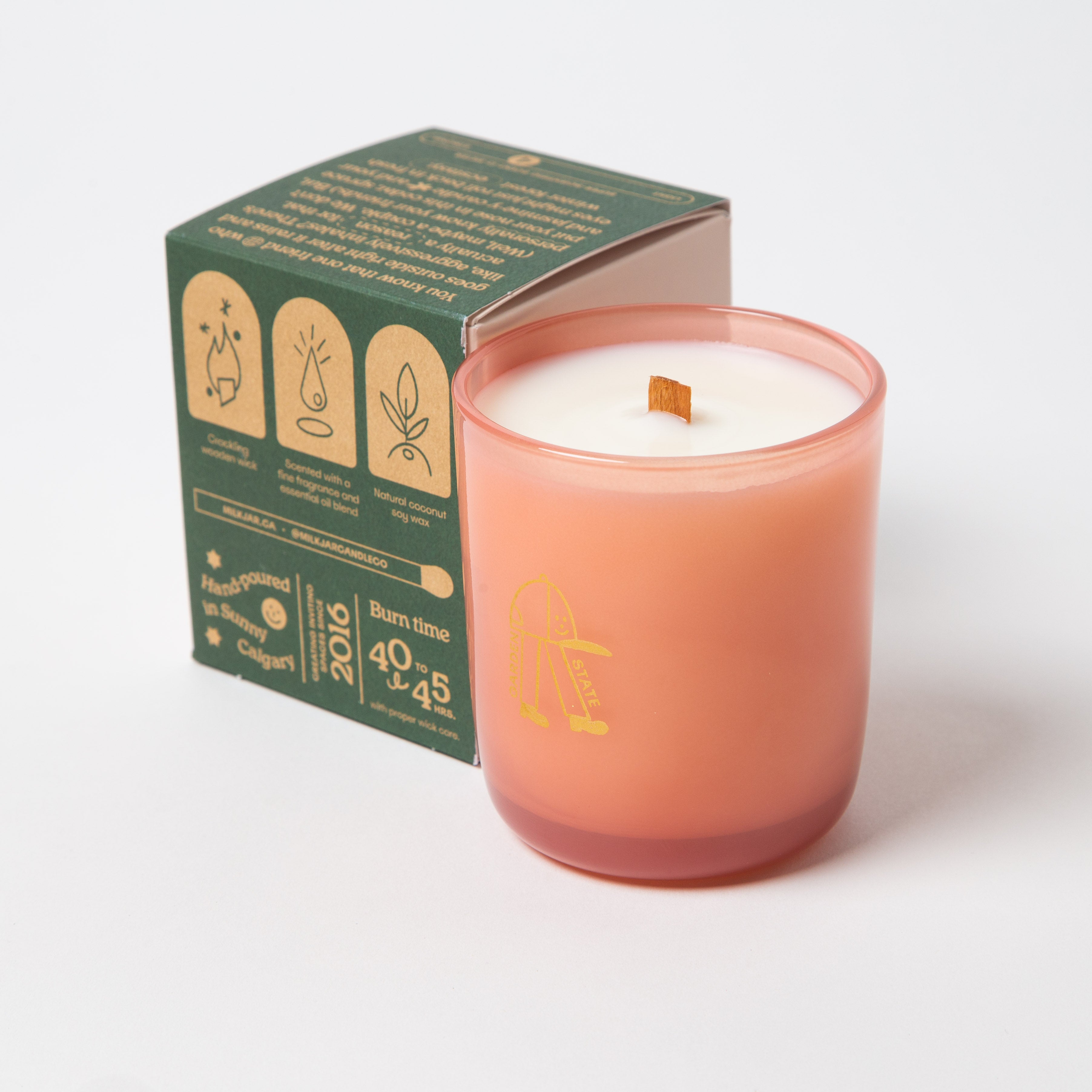 GARDEN STATE Cedar + Cassis Coconut Soy Candle