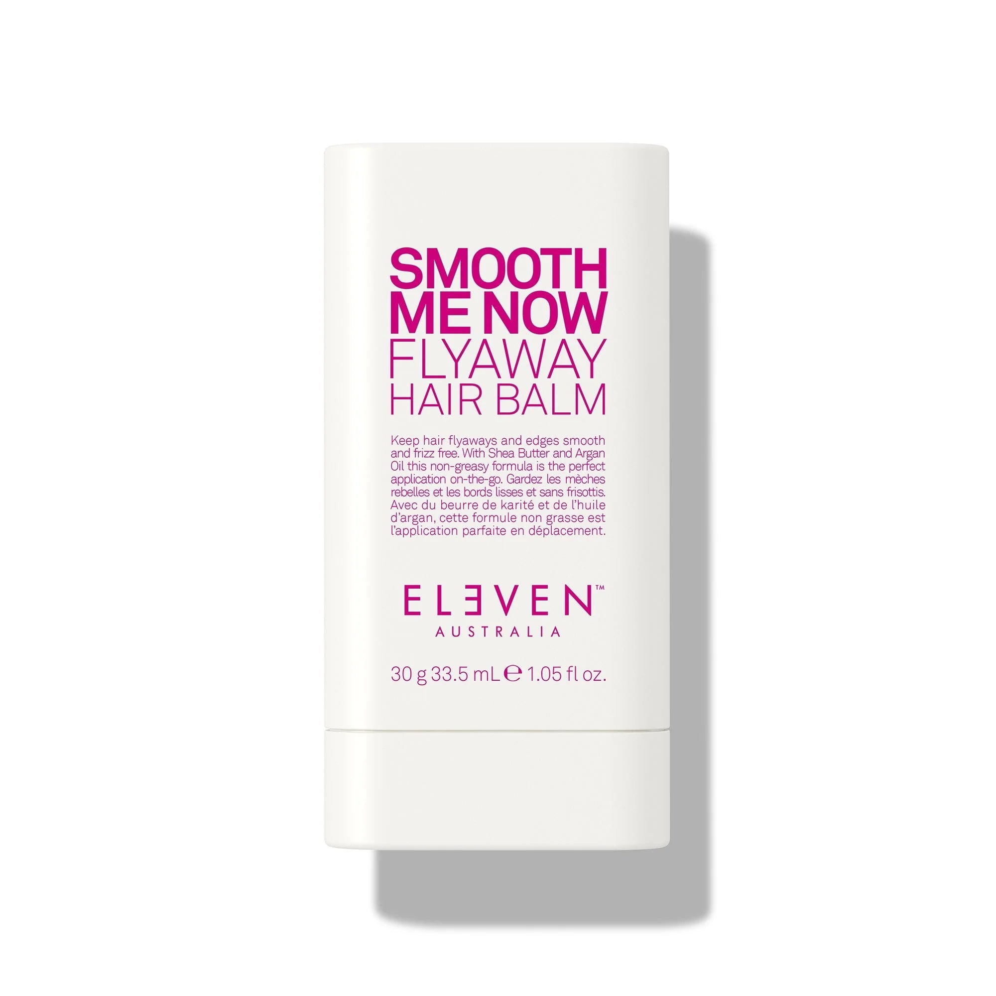 Eleven Australia Smooth Me Now Flyaway Hair Balm packaging on a white background