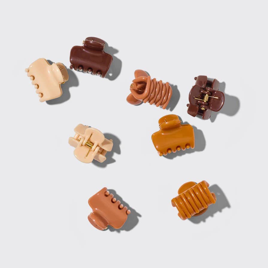 Recycled Plastic Mini Cloud Clips 8pc Set : Sedona