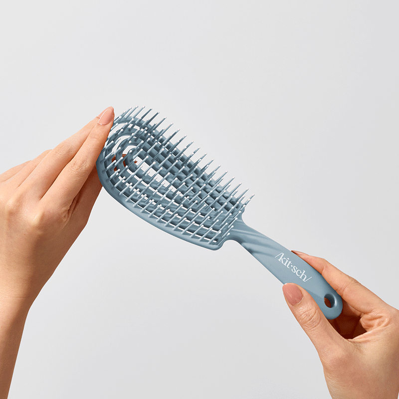 Detangling Flexi Brush : Haze Blue