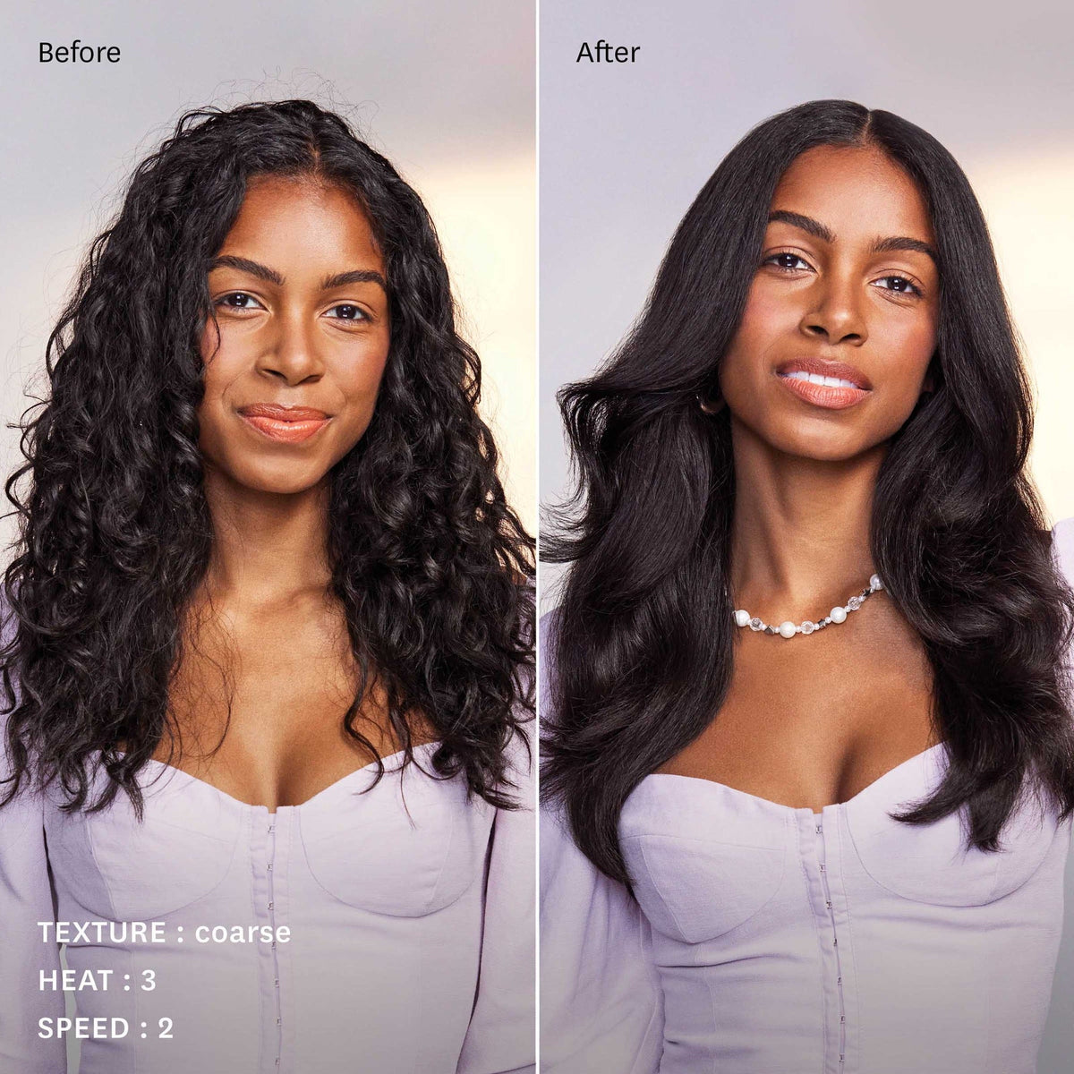 T3 AireBrush before and after