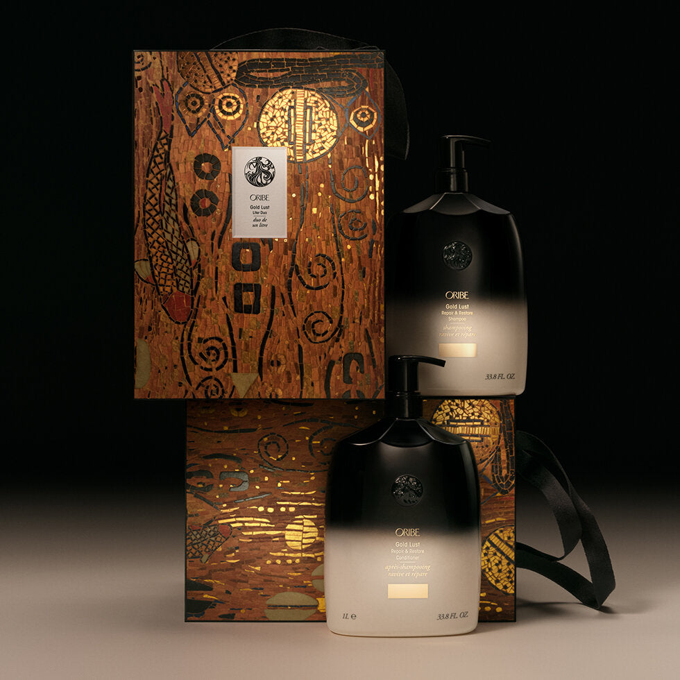 Oribe Gold Lust Liter Duo holiday 2026 set
