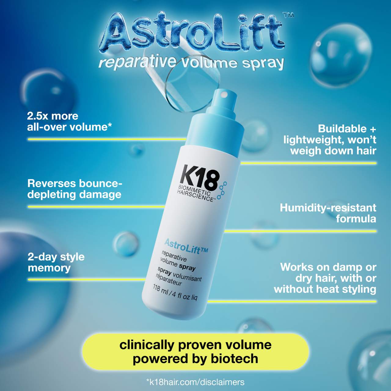 Astrolift Reparative Volume Spray