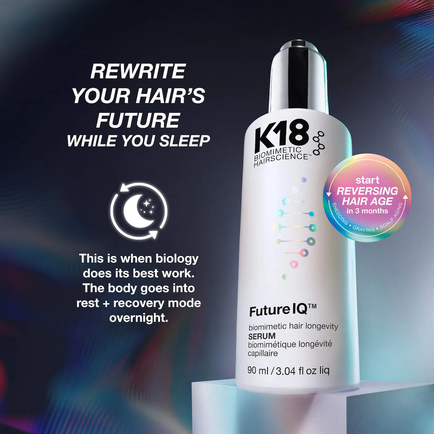 FutureIQ™ Hair Longevity Serum for Graying, Thinning, & Scalp Aging