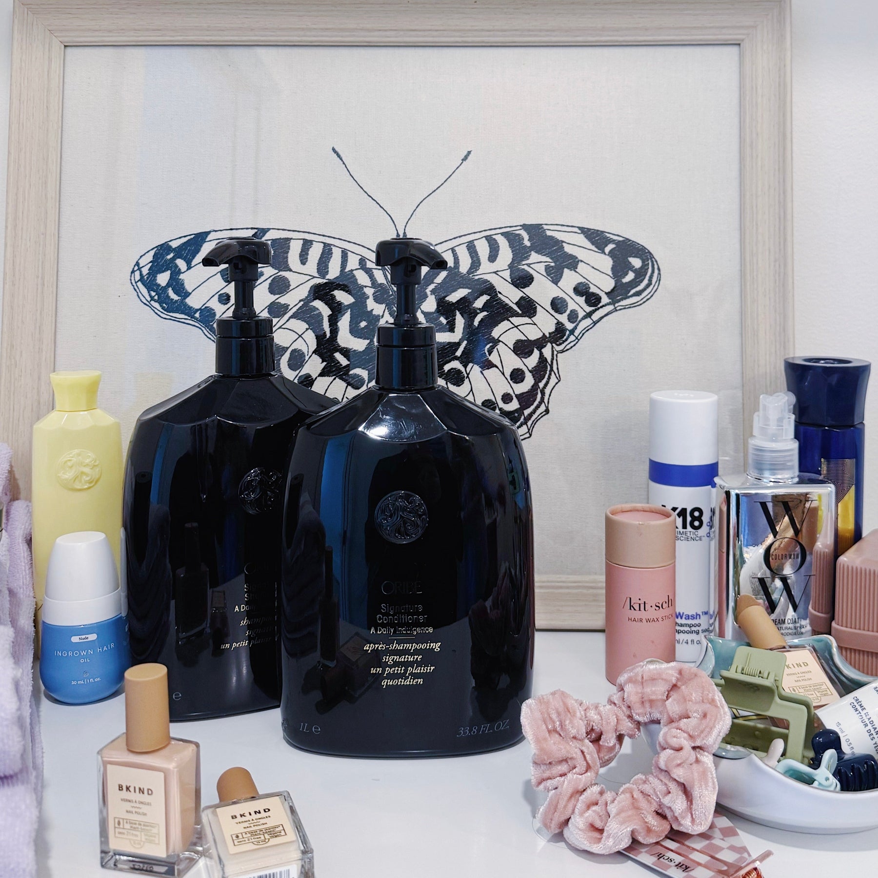 Collection of Oribe K18 and Colorwow haircare products Canada
