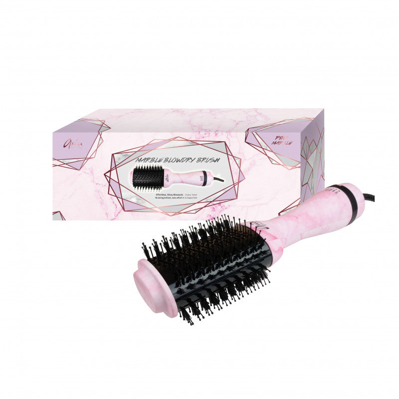 Pink Marble Blow Dry Brush