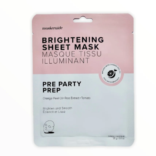 MaskerAide | Brightening Sheet Mask (Pre Party Prep)