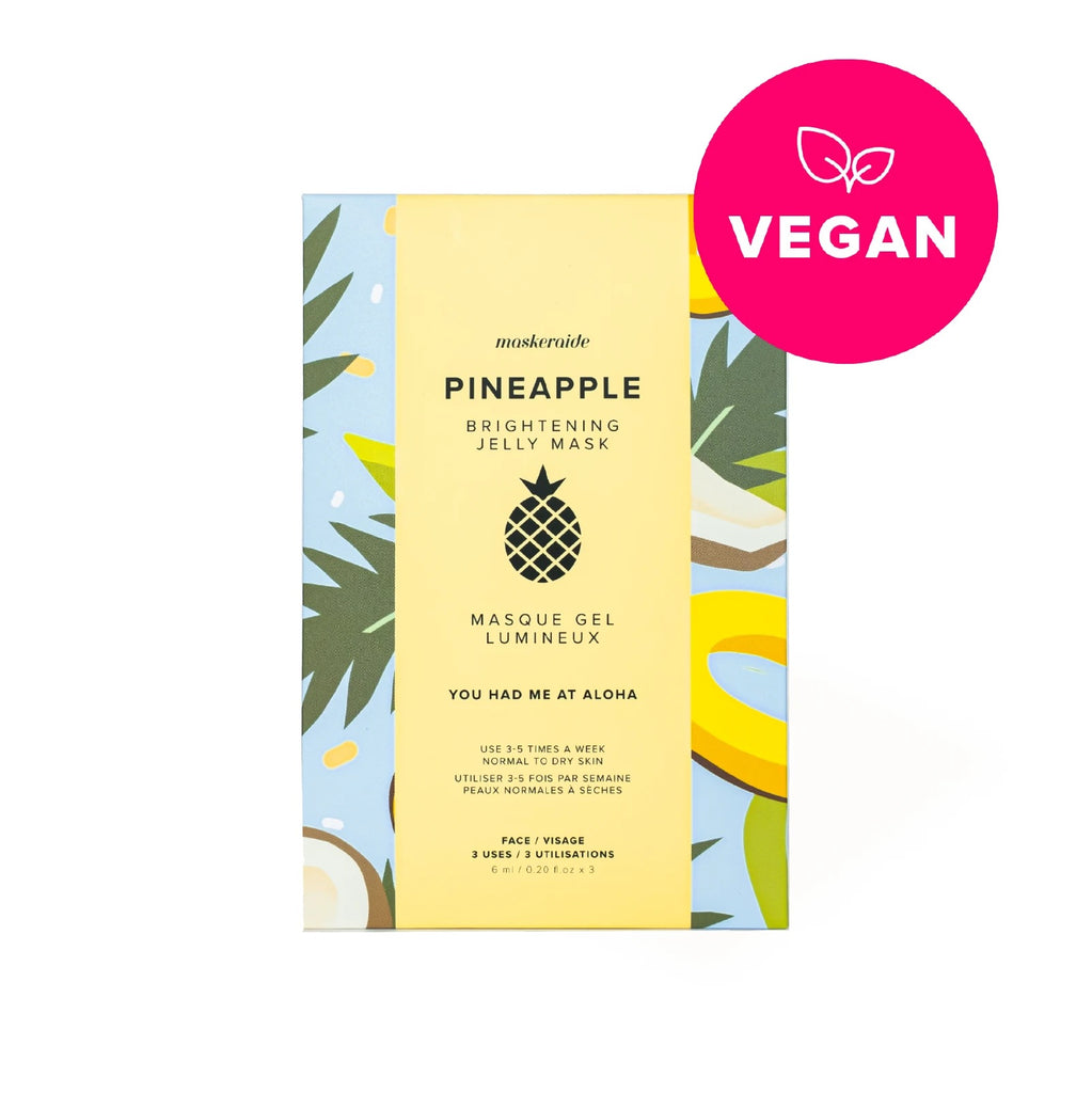 MaskerAide | Pineapple Brightening Jelly Mask 3 pack