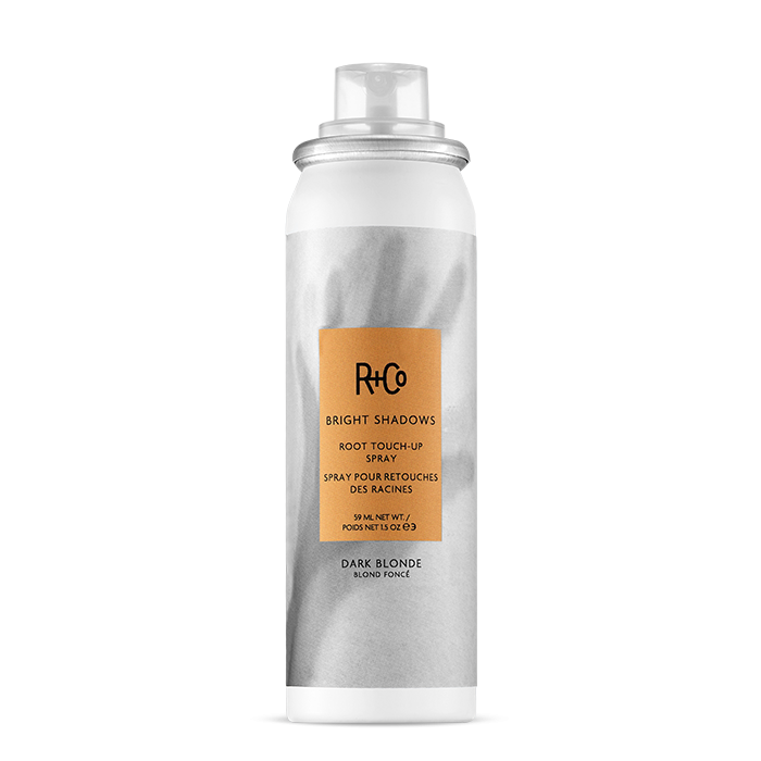 R+Co Bright Shadows Root Touch-Up Spray in Dark Blonde